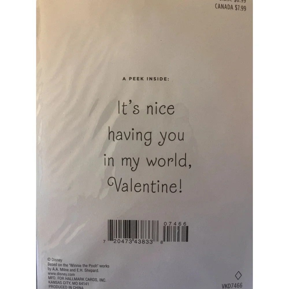 Hallmark Valentine's Day Cards Bundle Winnie the Pooh Tigger Floral Teddy Bears